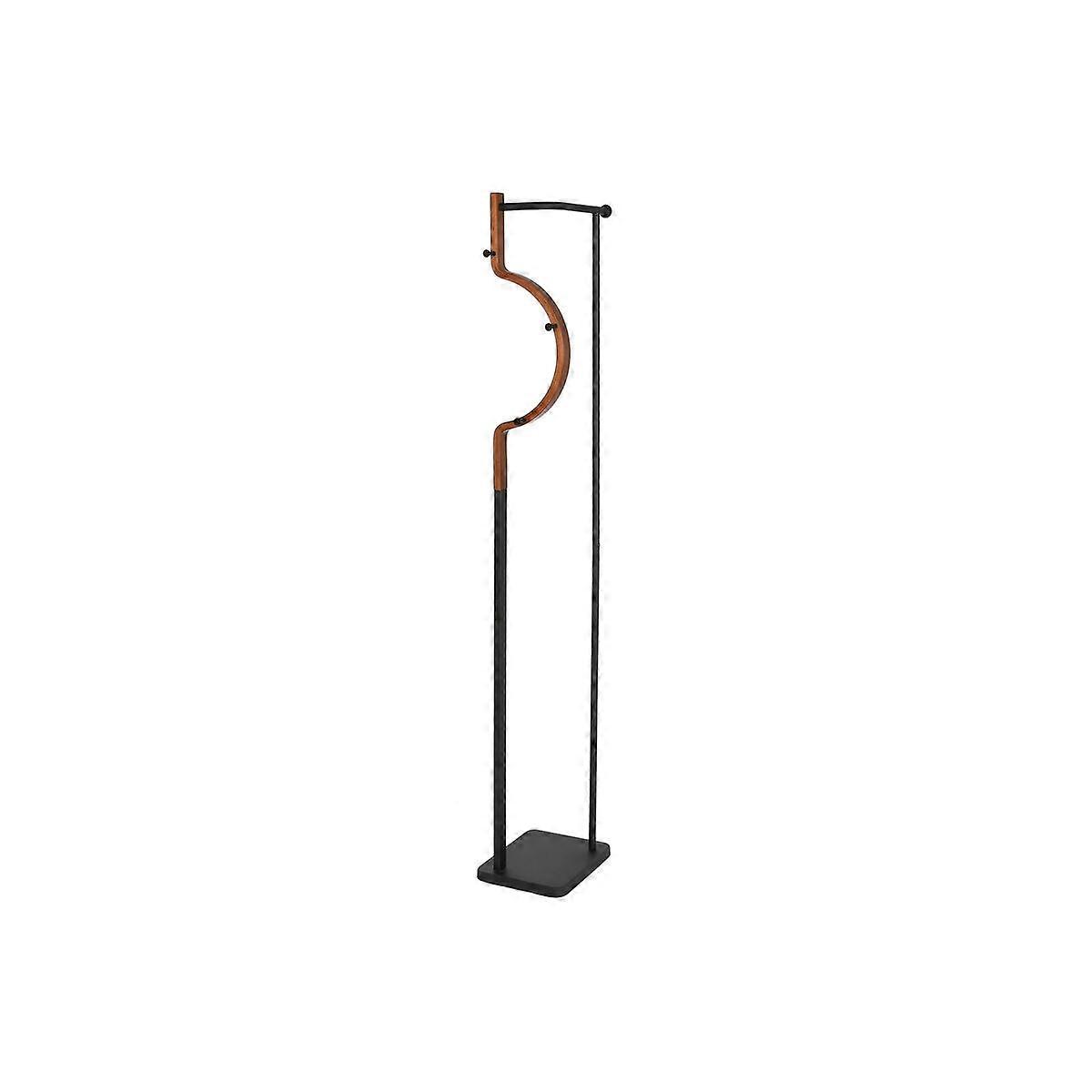 Hat stand Home ESPRIT Brown Black Wood Metal 20 x 20 x 172 cm