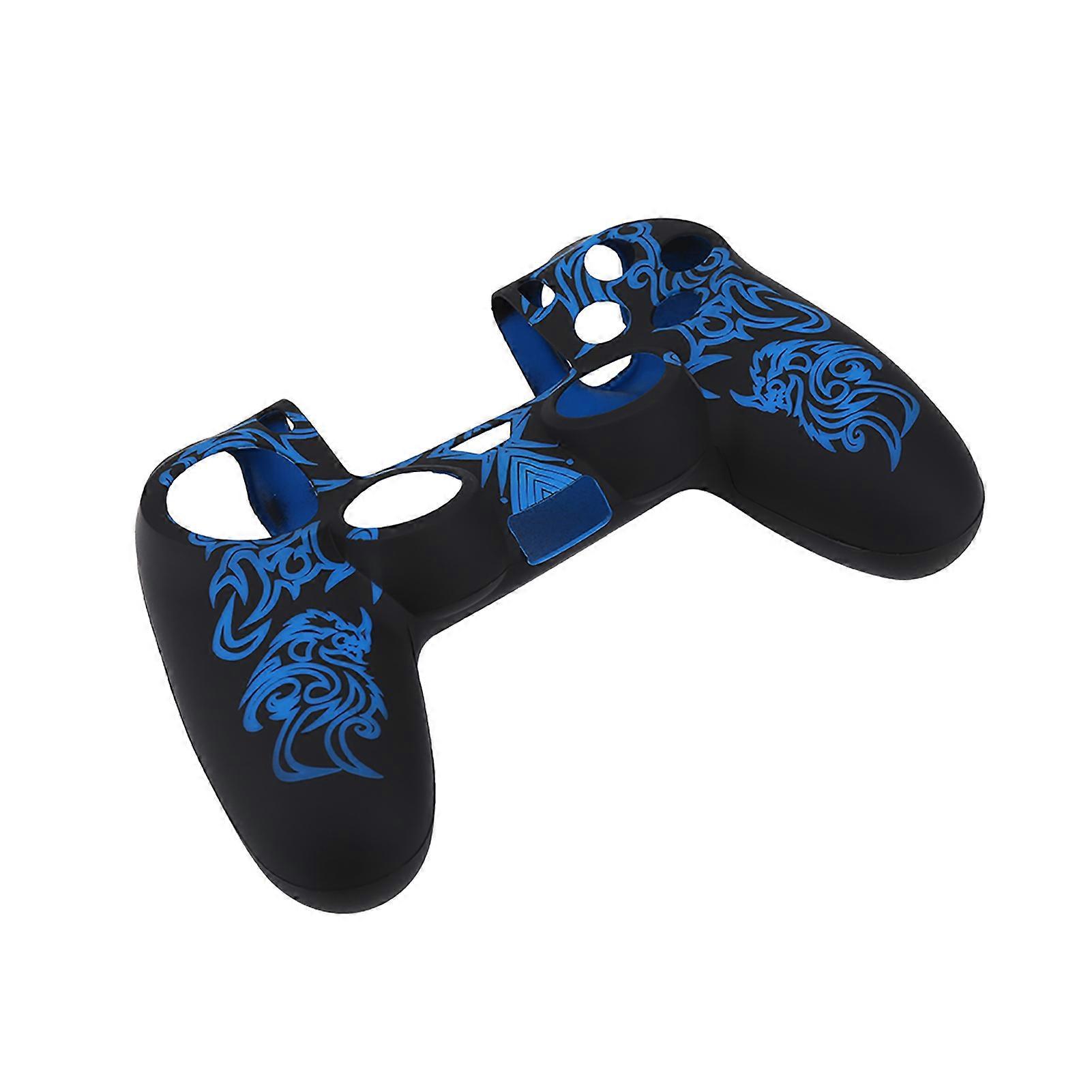 Soft Silicone Grip Cover for PS4 Controller Blue, Red, Yellow