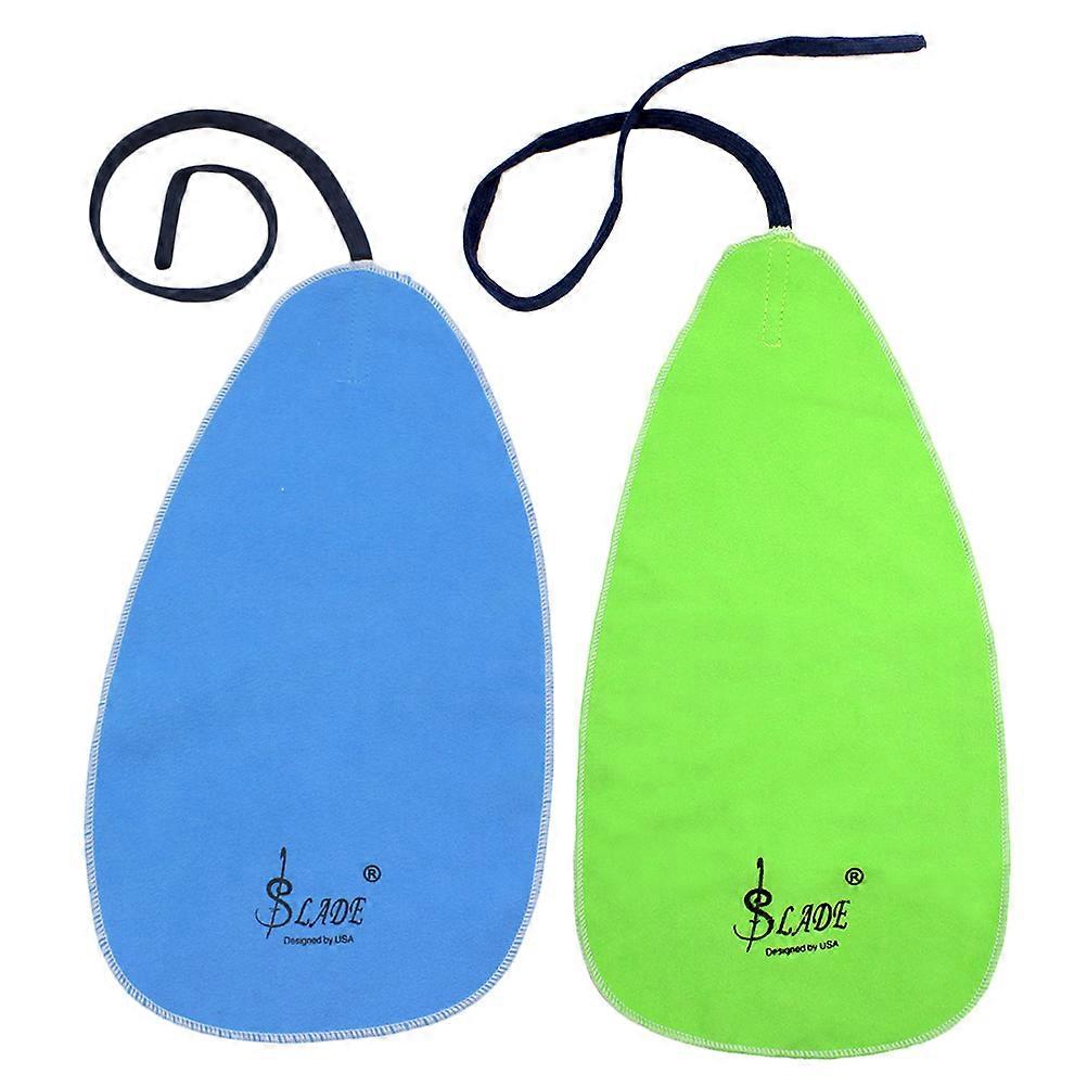 2pcs 음악 악기 청소 천 클라리넷 피콜로 색소폰 청소 도구