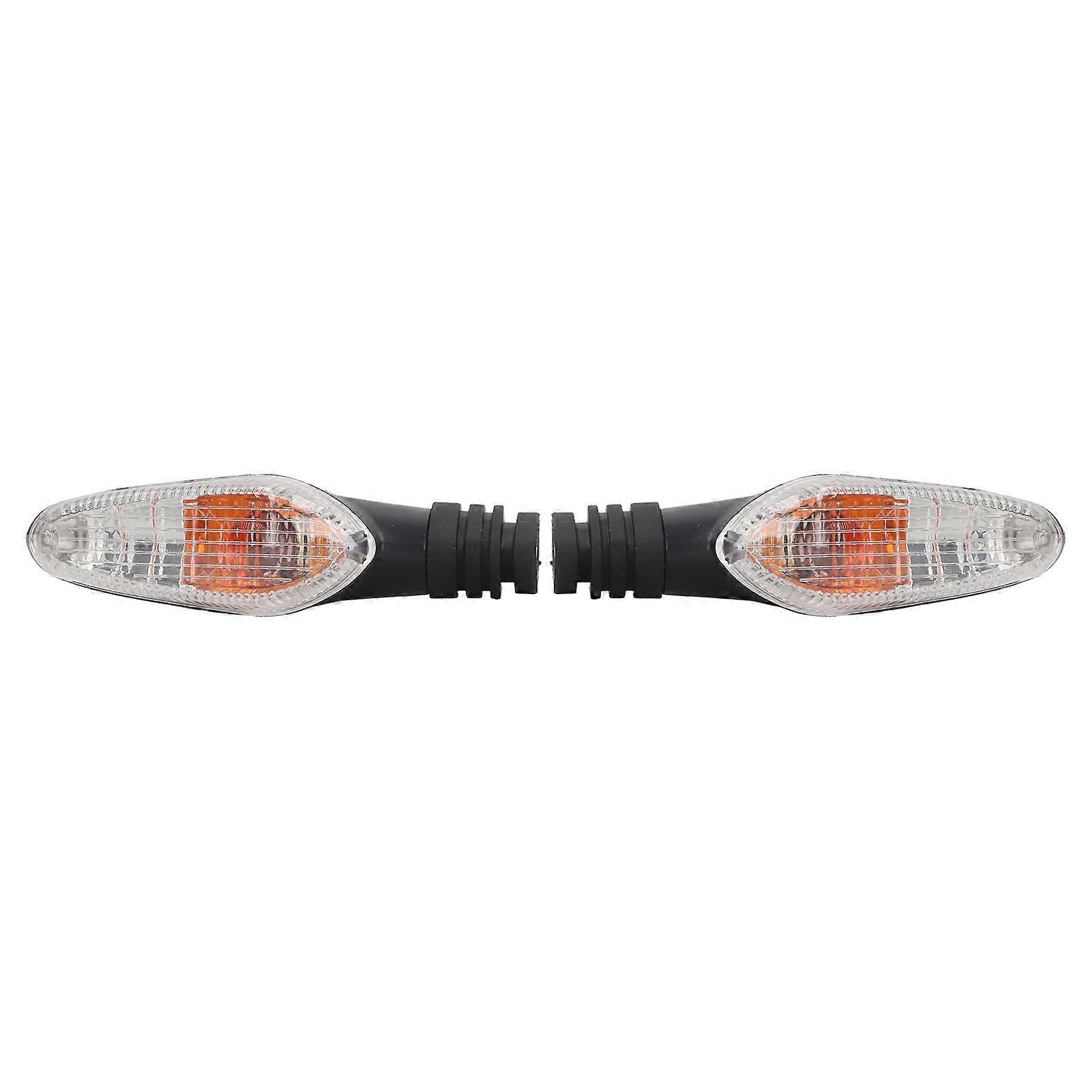 12V Motorcycle Turn Signal Light Orange Red Light High Brightness Blinker Indicator Lamp Replacement for DUCATI Monster Streetfighter Transparent E2U4
