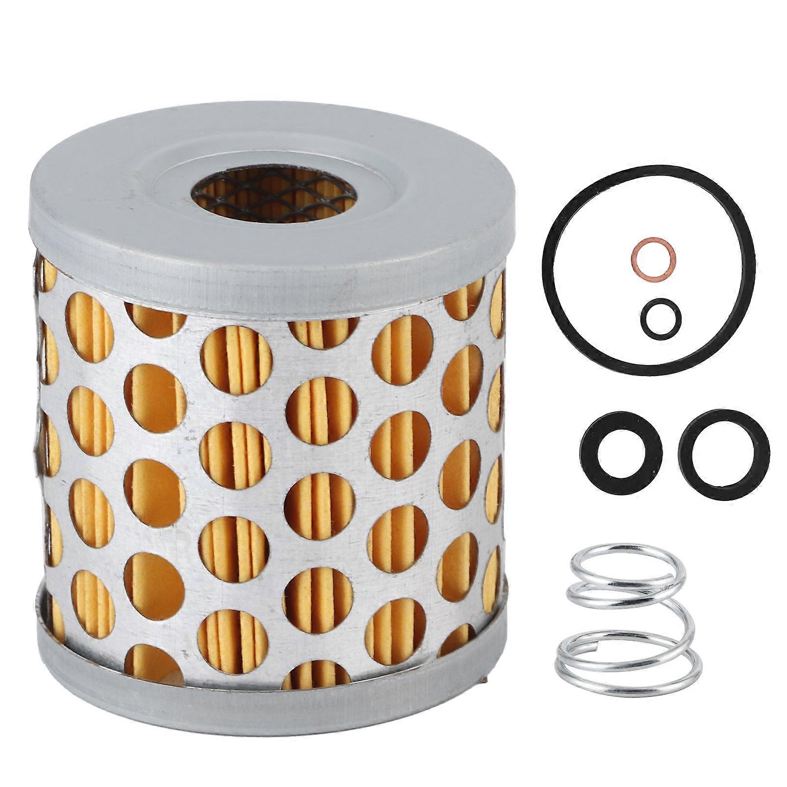 Fuel Filter Element with Spring Sealing Ring Gasket Replacement Aluminium Alloy Universal E2U911