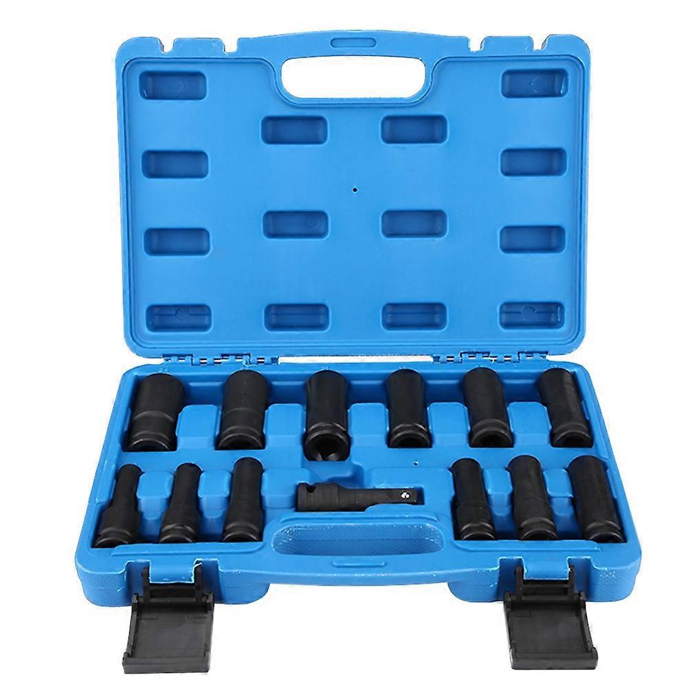 13Pcs 1/2" Inch Drive Long Allen Hex Key Bit Socket Tool Set 8~24mm E2U302