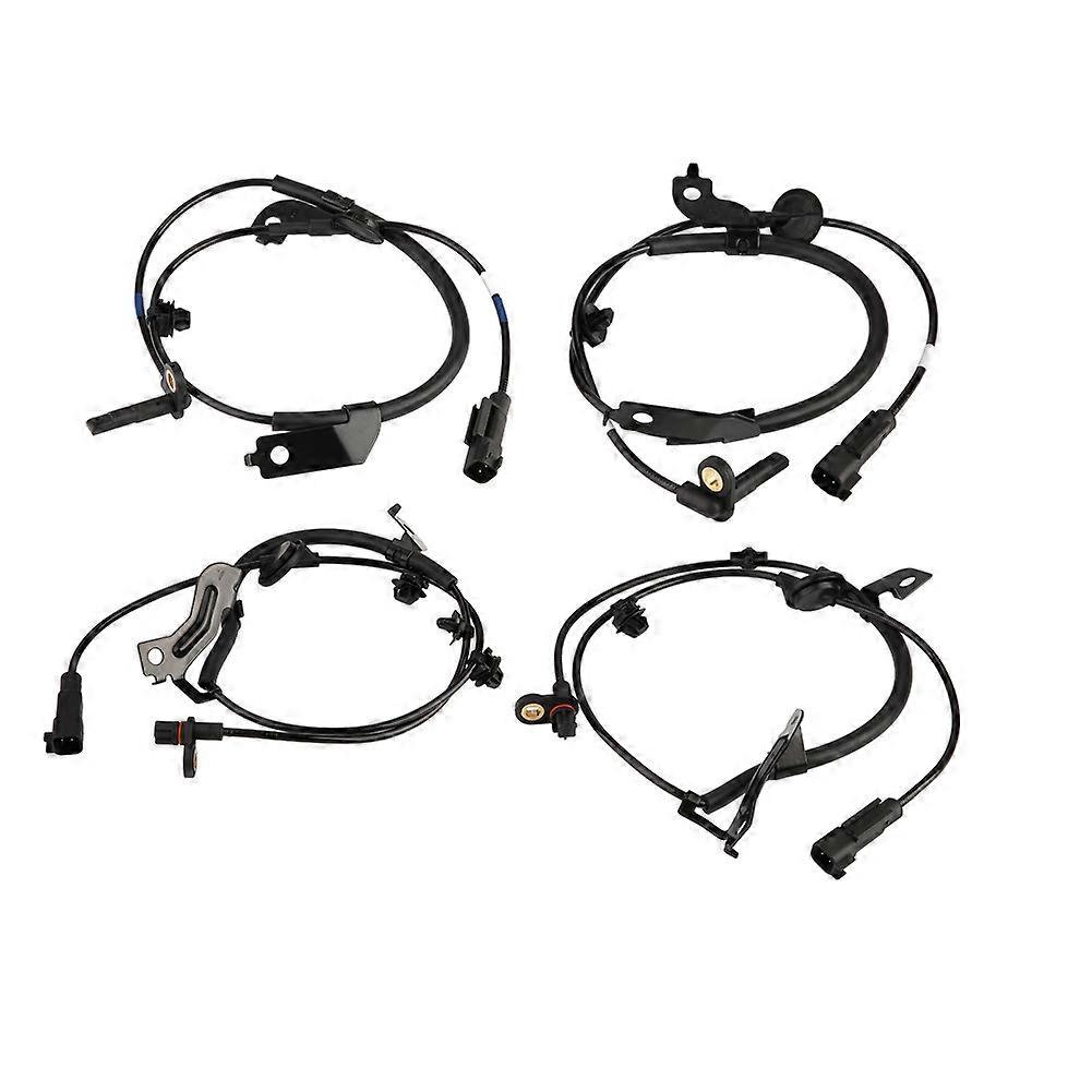 4pcs(set) Front Rear Left Right ABS Wheel Speed Sensor for Mitsubishi Lancer Outlander E2U677