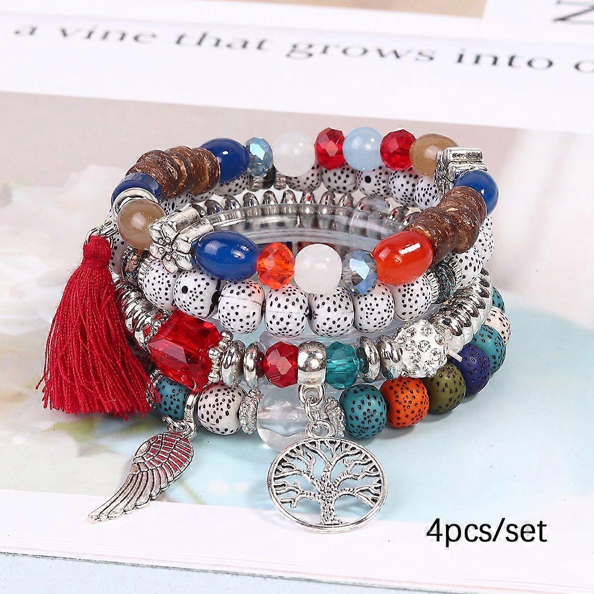 Bracelet - Bohemian Chic Layered Bracelet - Dark Blend Mystique