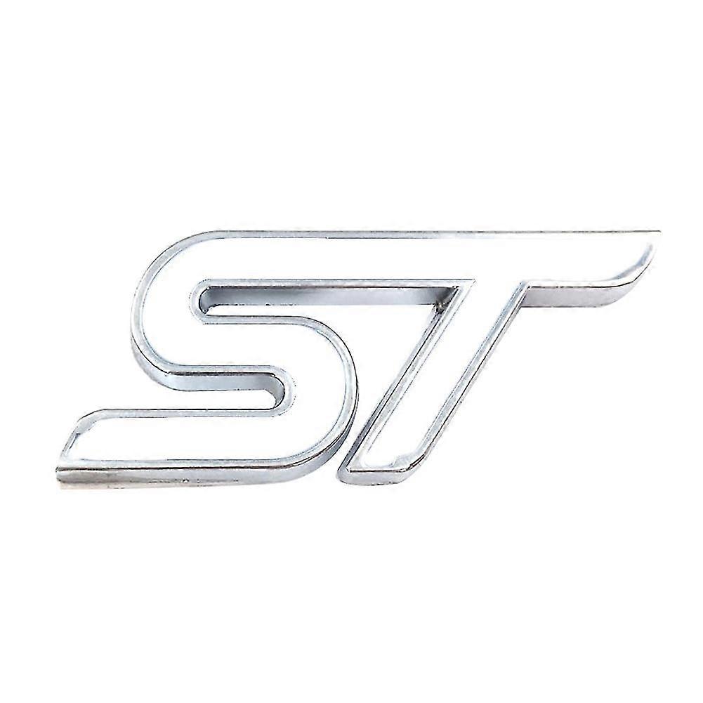 3d St Racing Car Metal Emblem Badge Sticker Decor For Ford Focus Fiesta Mondeo Mengxi