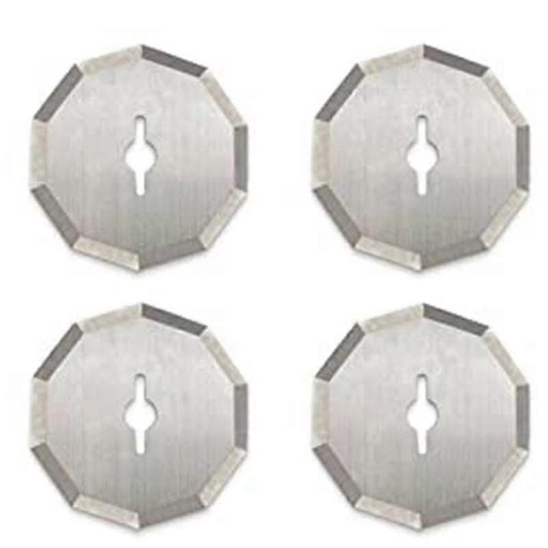 4 Stück Ersatz-Rotationsklingen kompatibel für WX2300 Zipsnip RC2600K, RC2601, RC2602, WX080L, WX081-YVAN
