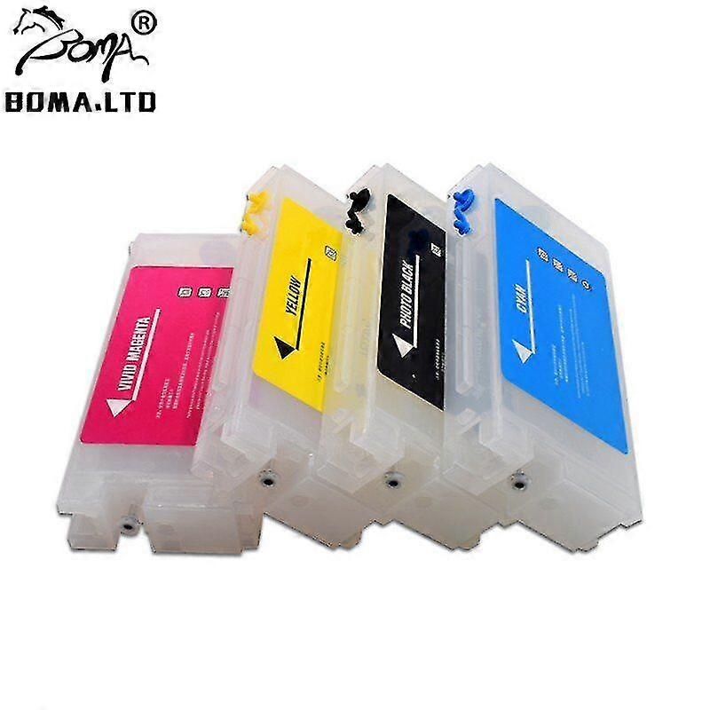 unique 350ML T41F Empty Refillable inkjet Ink Cartridge Without Chip For Epson Surecolor T3400 T5400 T3480 T5480 Printers