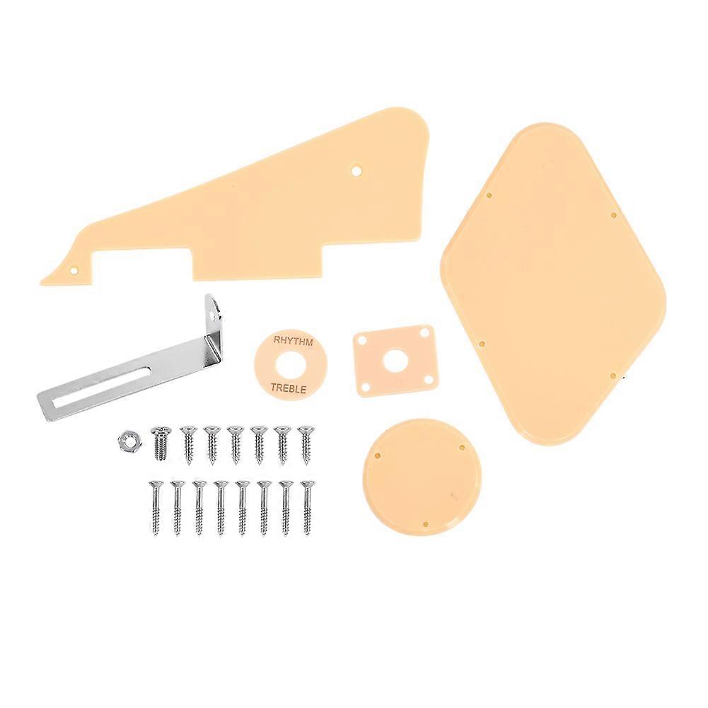 Platten Set Schlagbrett Schalter Ring Hohlraum Abdeckung Jack Scratch Zurück Platte für LP Jazz Gitarre