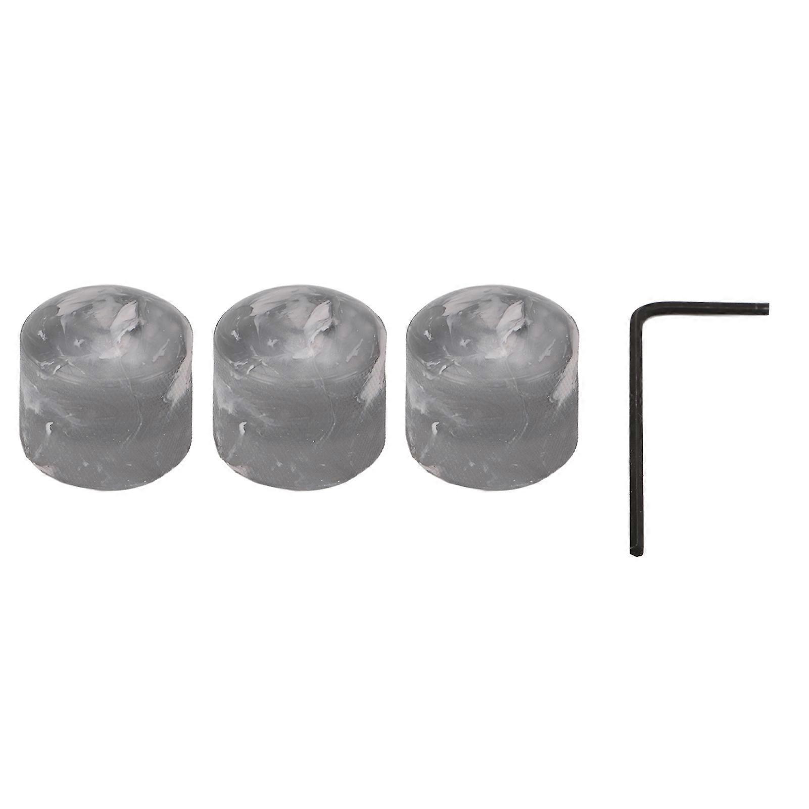 3Pcs Electric Guitar Knob String Potentiometer Controller Instrument Accessory Set Kit