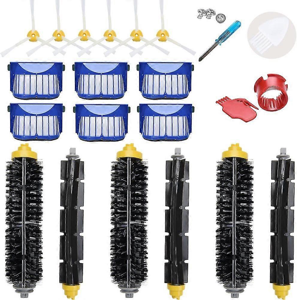 Replacement Accessories Kit Compatible With Irobot Roomba 600 Series Filter Brush