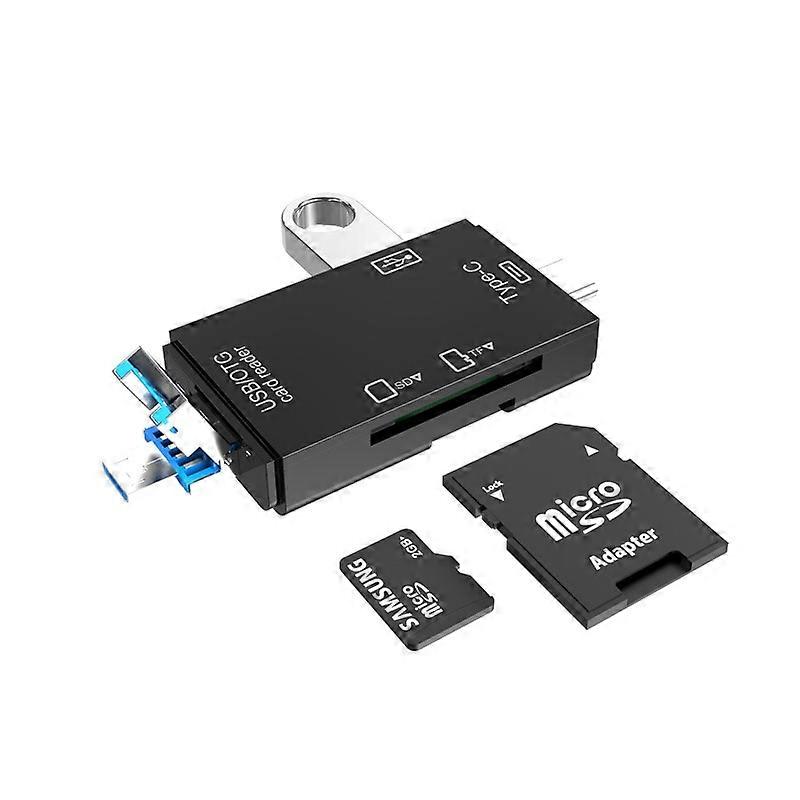 OTG Micro SD Card Reader, USB 2.0, Micro SD Adapter, Intelligent Memory Reader, Type C, 2.0