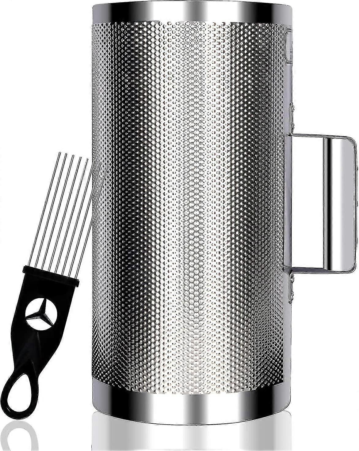 Guiro Instrument Stainless Steel Guiro 3.9"x12" Latin Percussion Instrument With Scraper Professional Band Accompaniment Guiro Shaker Instrument