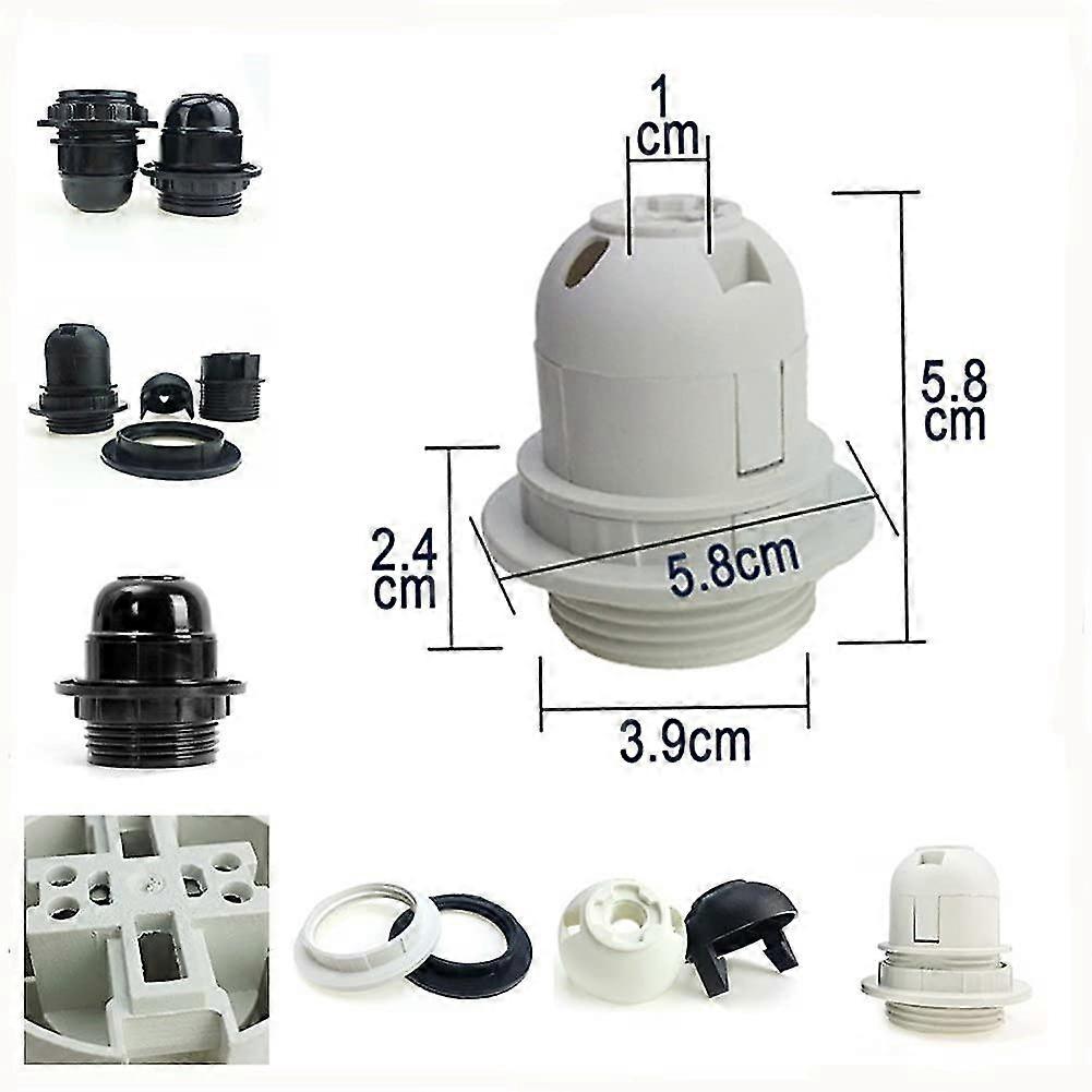 E27 Bulb Socket, Vintage Screw Socket, Led Bulb Socket, Lampshade Collar Ring