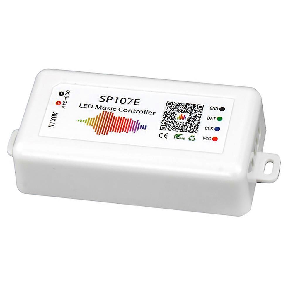 SP107E LED Controller Bluetooth Smart APP WS2811/2812B Light Strip Dimming LED Music Controller