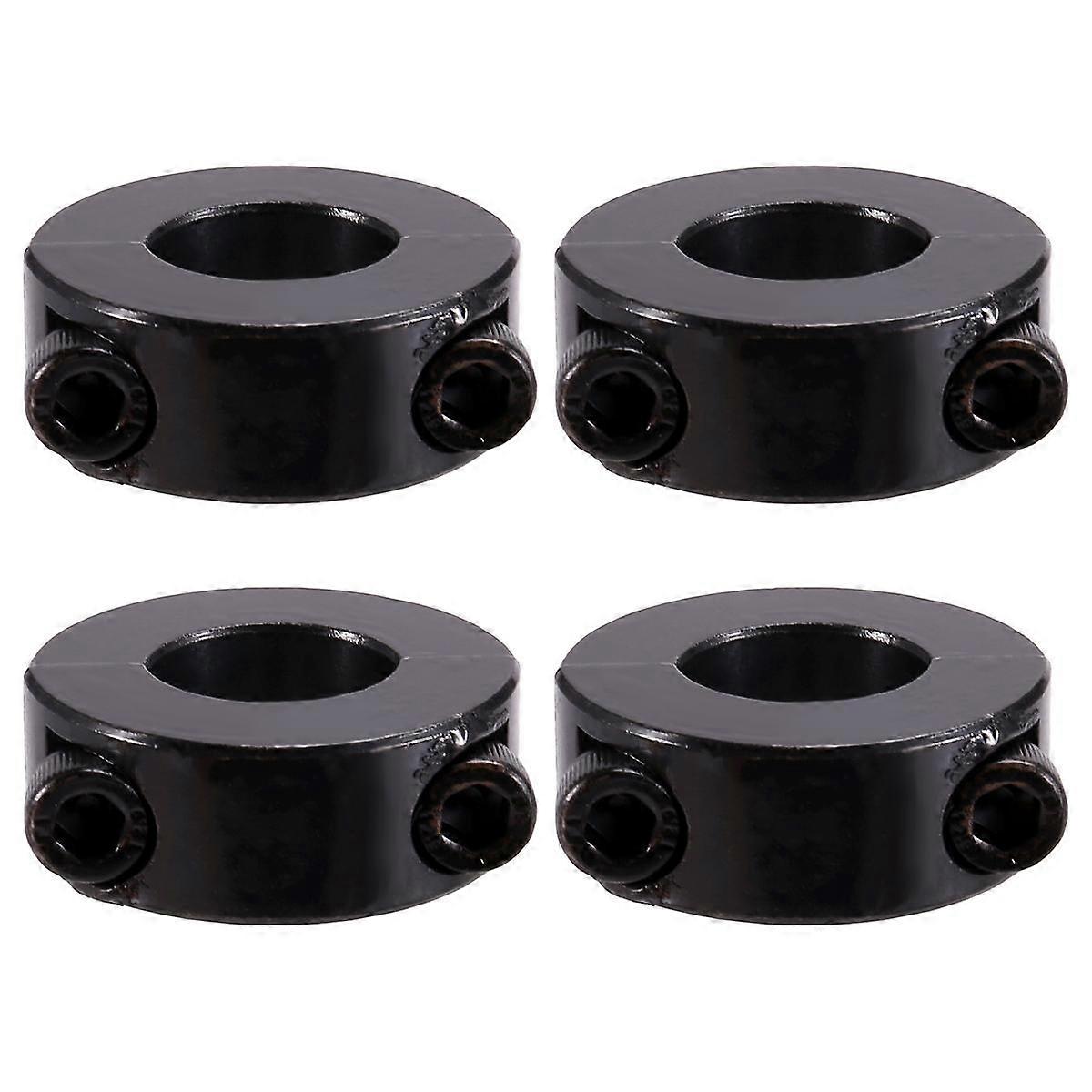 4PCS Double Split Shaft Collars Oxide Set Screw Style Double Split Setscrew Shaft Collar Inner Diameter 20x40x15mm