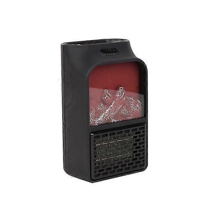 500W 3d simulation flame fan heater multi-function mini heater home office dormitory remote control heating dropshipping