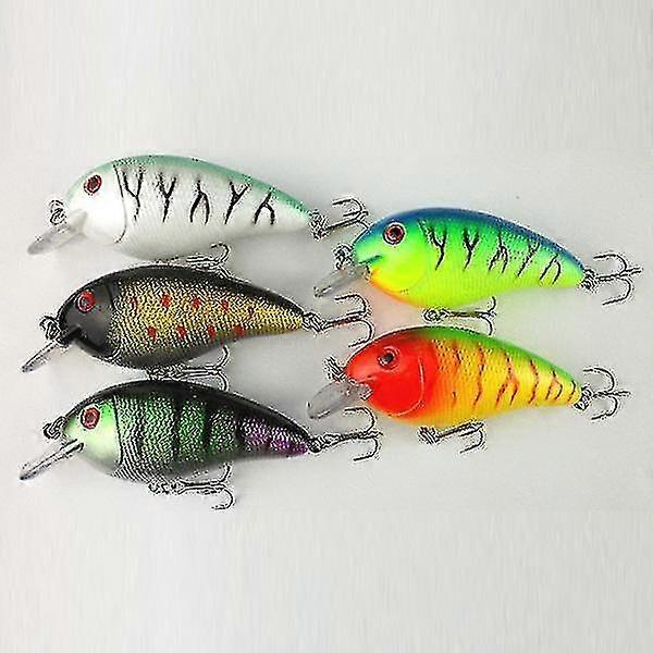 zanlure 8.5cm Biomimetic Minnow Fishing Lures Bass Hooks
