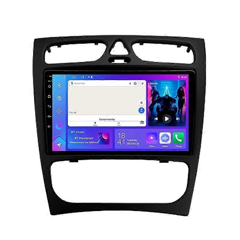 For Mercedes Benz C Class S203 CL203 2000-2004 Car Radio Multimedia Video Player Navigation GPS