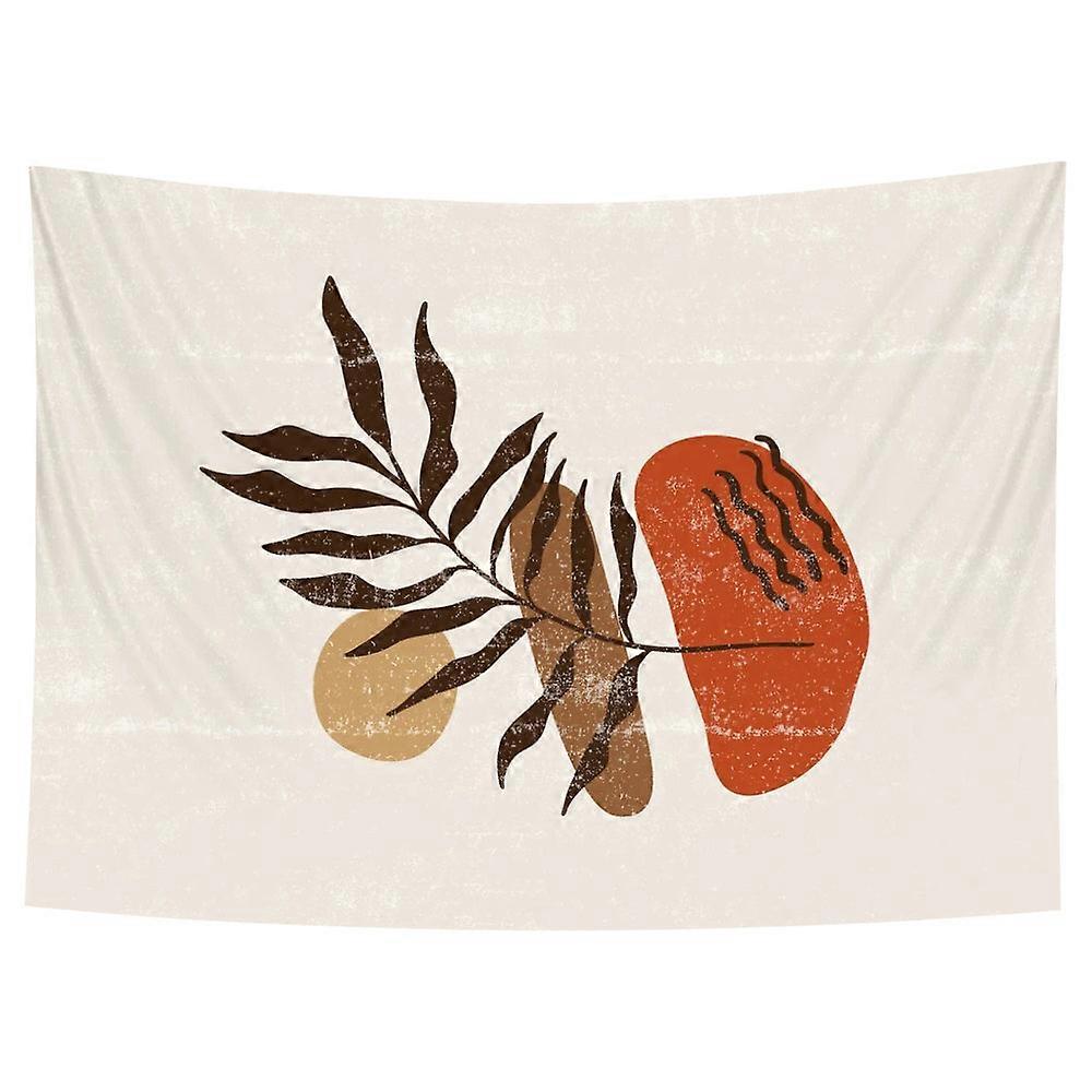 Tapestry Abstract Leaf 150X130cm Psychedelic Scene Art Bohemian Decorative Sheet Tapestries