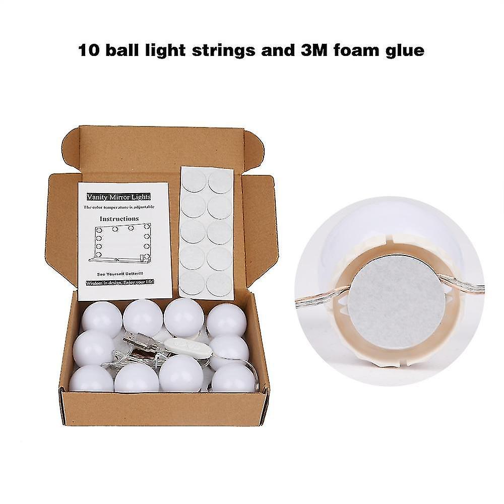 Led Light Bulbs Products Dimmable Led Light Bulbs Kit For Vanity Makeup Mirror Usb Charging
