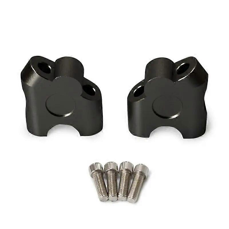 D7WD Universal Anodized 2 Inch Pivoting Motorcycle Handlebar Handle Bar Riser For 7/8 22mm Fat HandleBars Clamp Extend 1 Pair