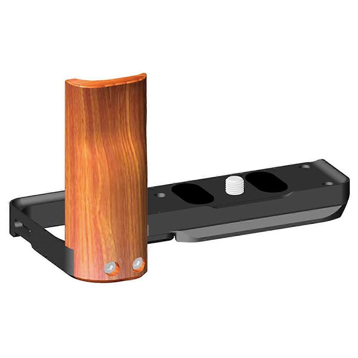 Quick Release Cage for ZV-E10II Camera Cage M2 Wooden Handle Quick Release Plate L-Shaped Accessori