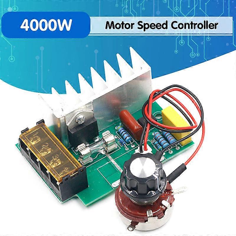 4000W 0-220V AC SCR Electric Voltage Regulator Motor Speed Controller Dimmers