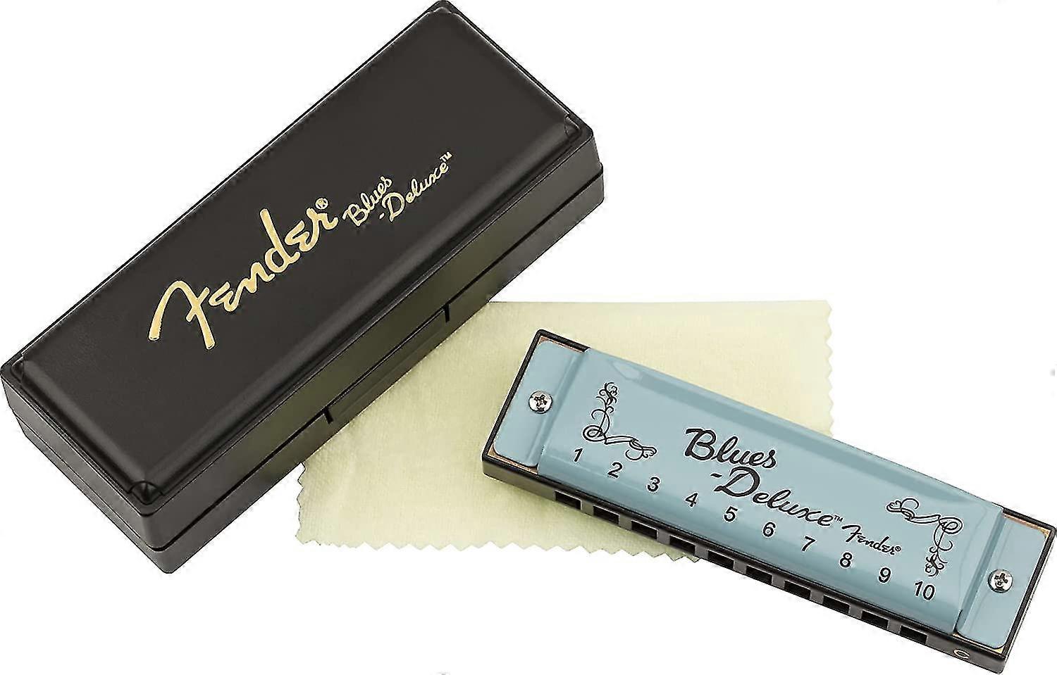 Blues Deluxe Harmonica, Key Of C, Daphne Blue
