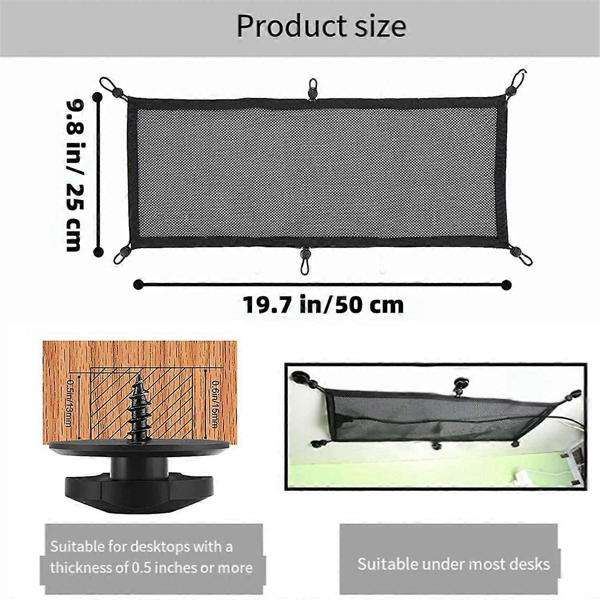 Cable Management Net Capacity Cable Management Under Desk Wire Management Net for Under Desk Table