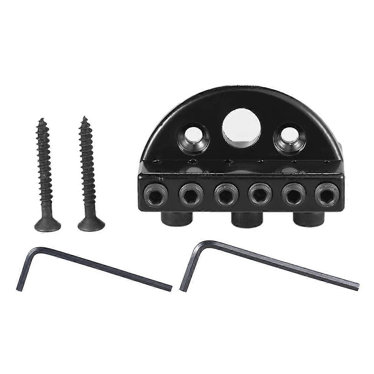 6-String Guitar Strings Lock Nut Set Headless Electric Guitar String Locking Nut Set Guitar Bridge