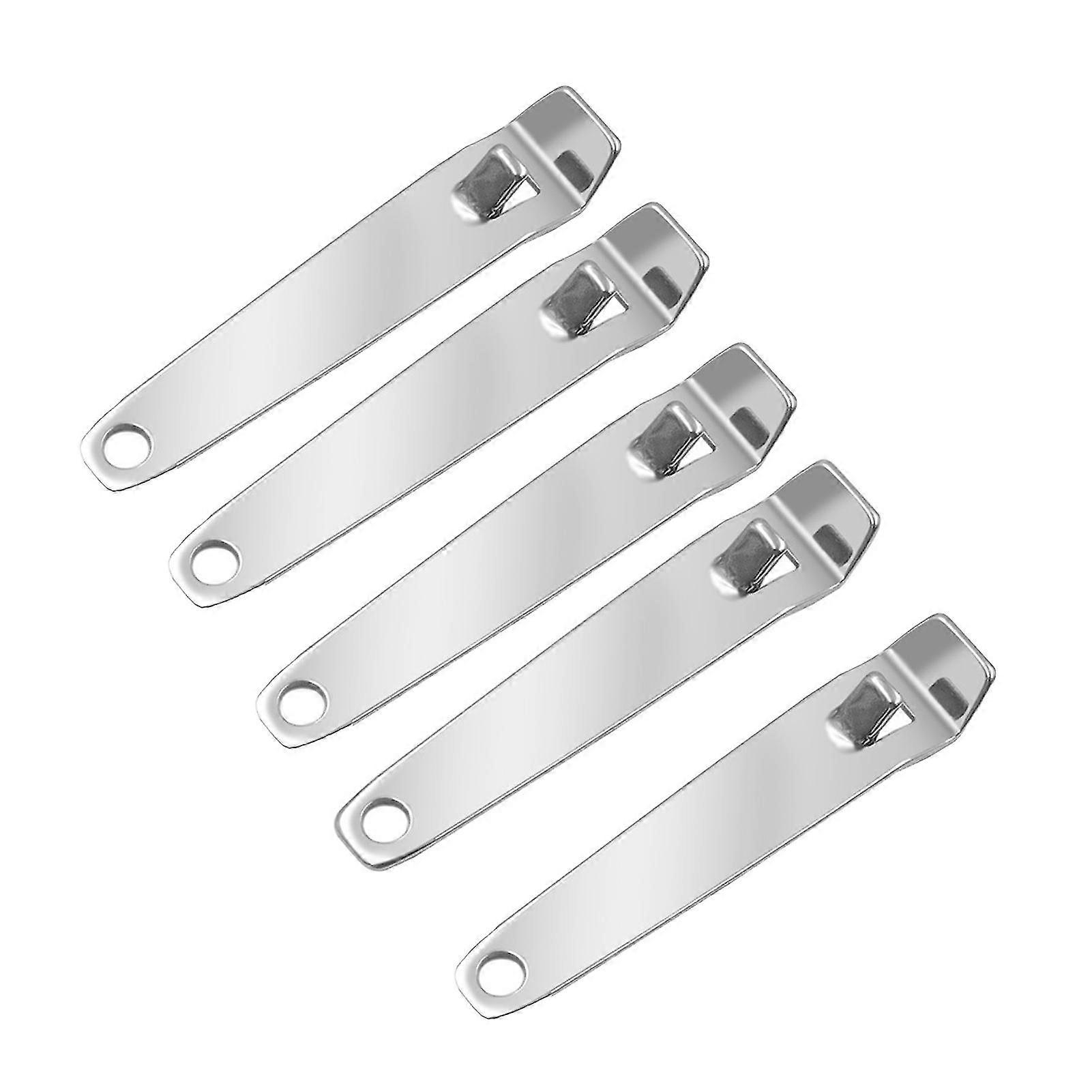 5 قطع فتاحات زجاجات قطعة واحدة صب شنقا هول تصميم مريح ممرضة أداة الفولاذ المقاوم للصدأ عن طريق الفم فتاحات القارورة السائلة