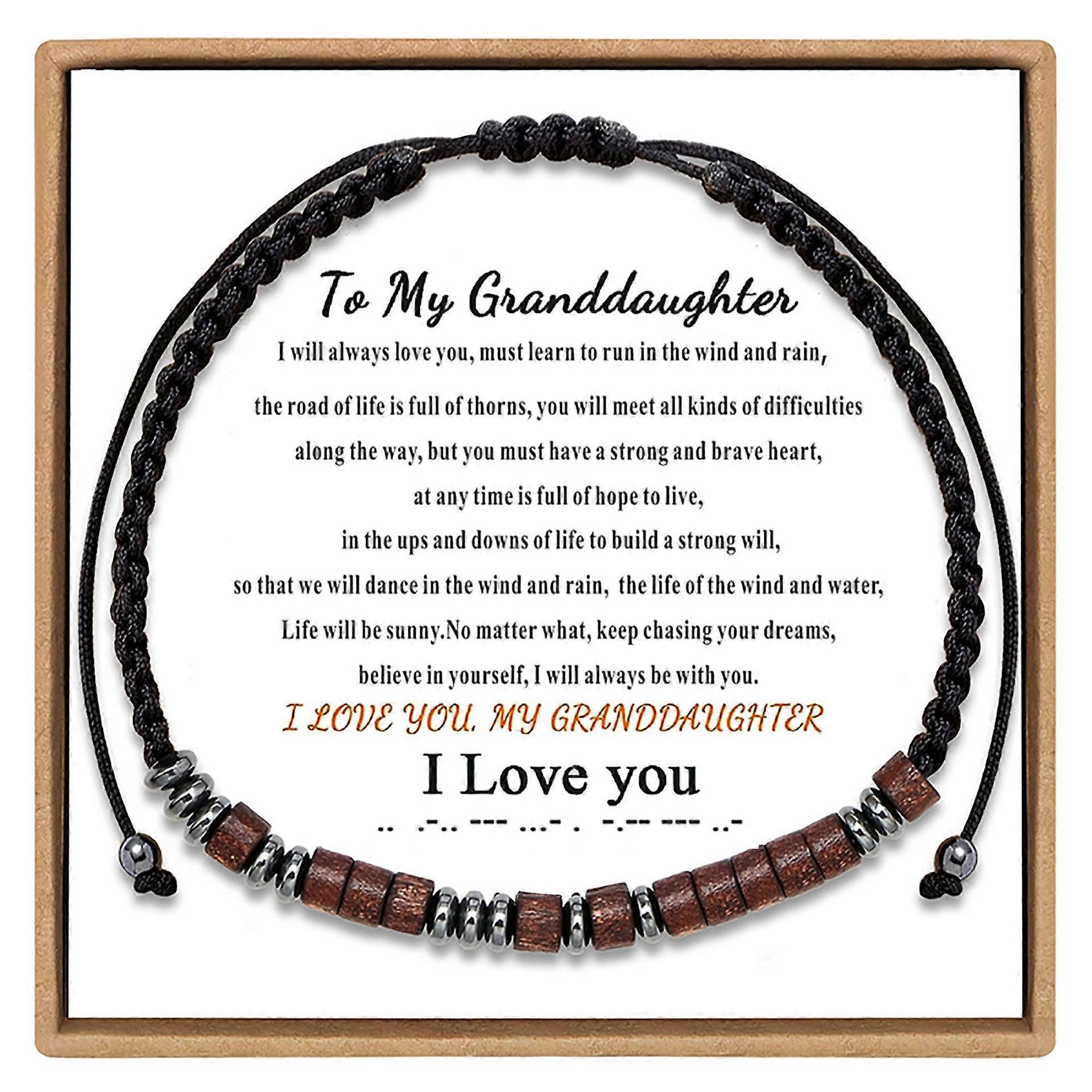 Couple Bracelets, 2PCS Mutual Matching Bracelets for Couples Magnetic Bracelets, Morse Code Bracelets