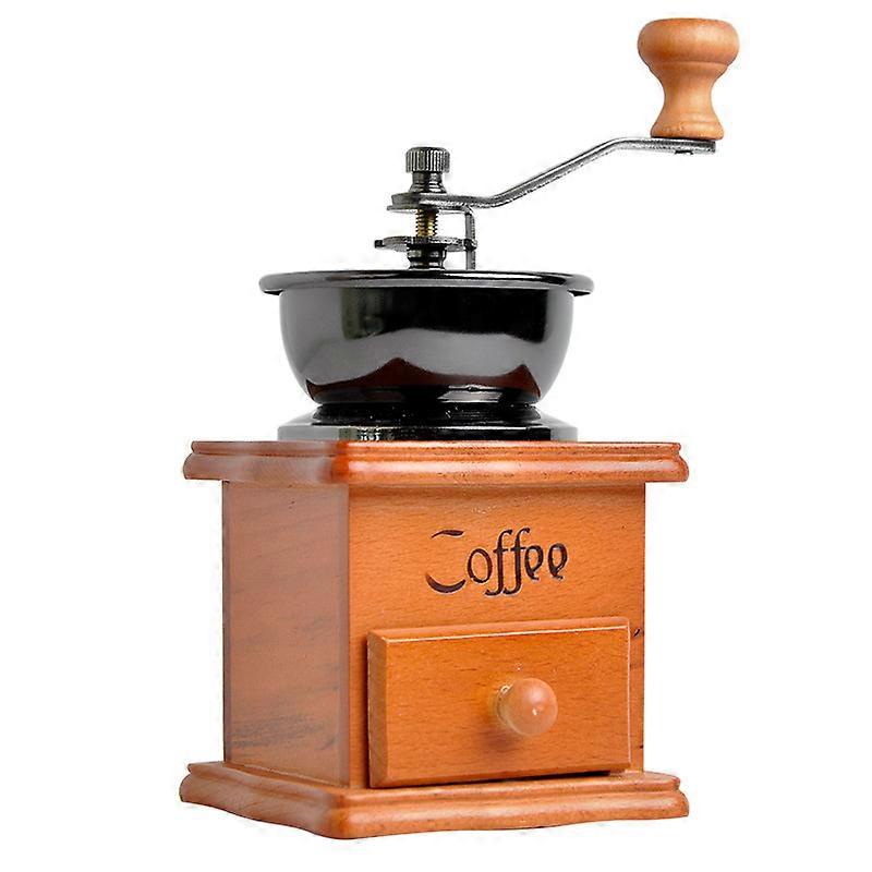 Manual Coffee Grinder in Antique Style Brown