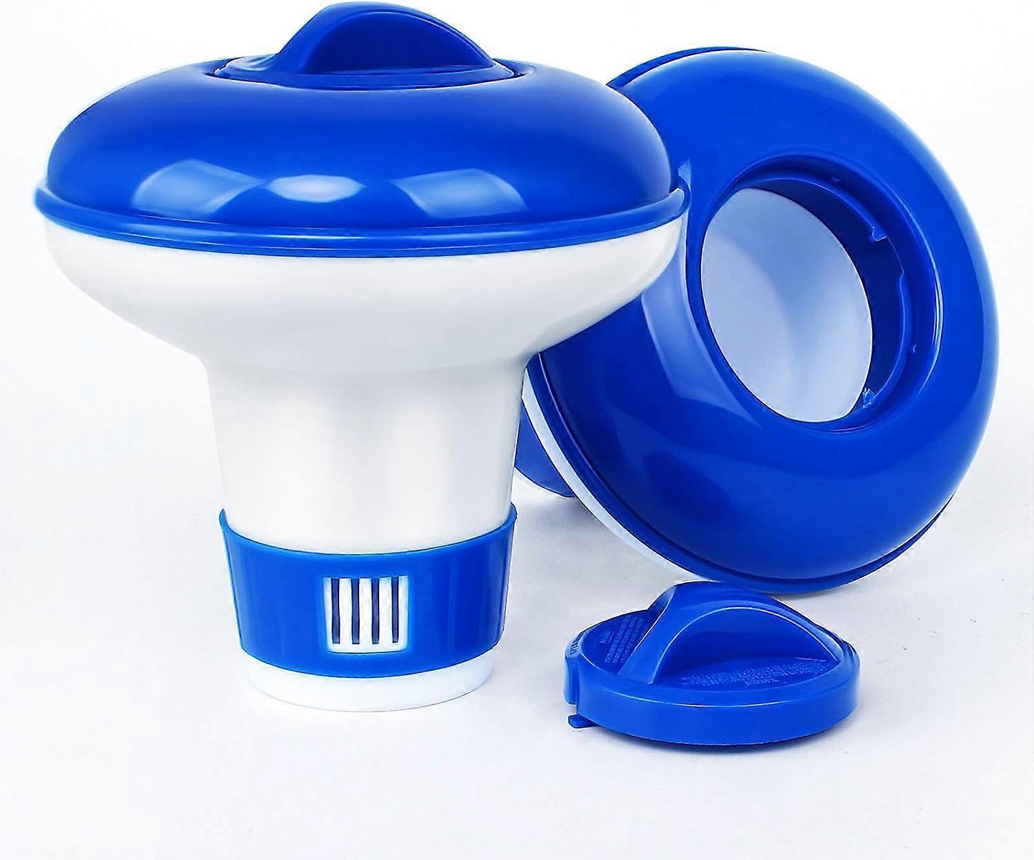 2PCS Swimming Pool Floating Diffuser, Floating Chlorine Dispenser for Swimming Pool, Spa