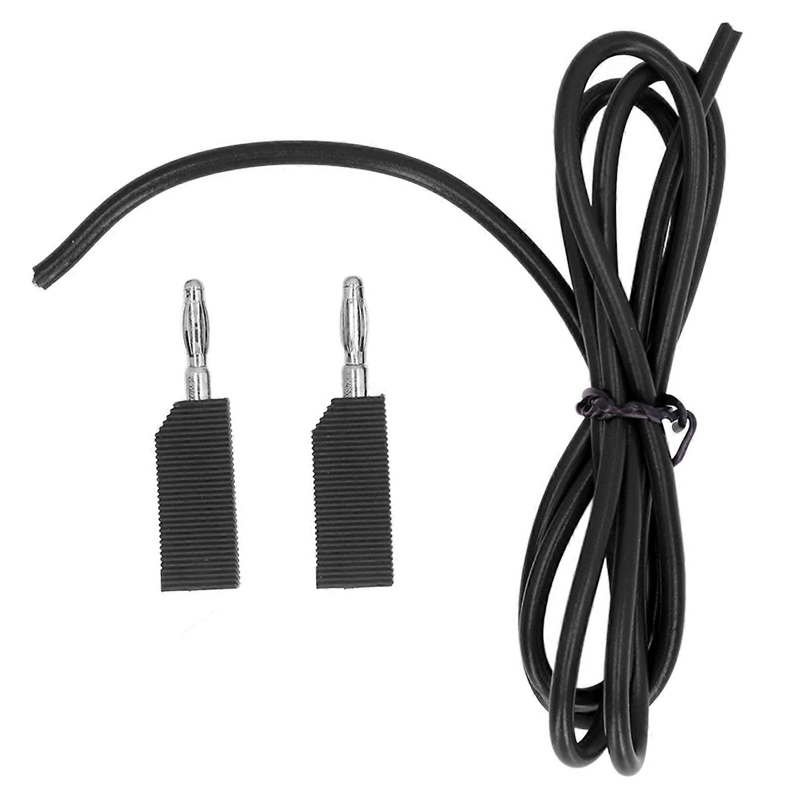 Banana Plug Test Leads Kit Universal Electrical Multimeter 30VAC?60VDC 19A J.70010 4mmBlack