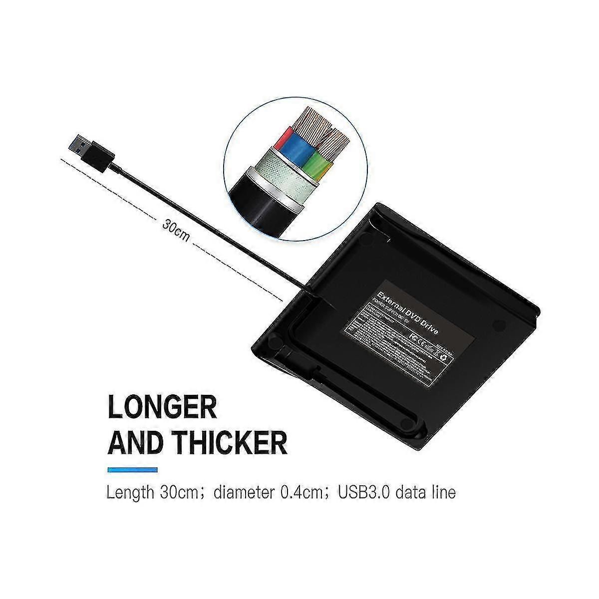 Usb3.0dvd/cd Burner External Mobile Notebook Type C External Optical Drive External Drive-dt