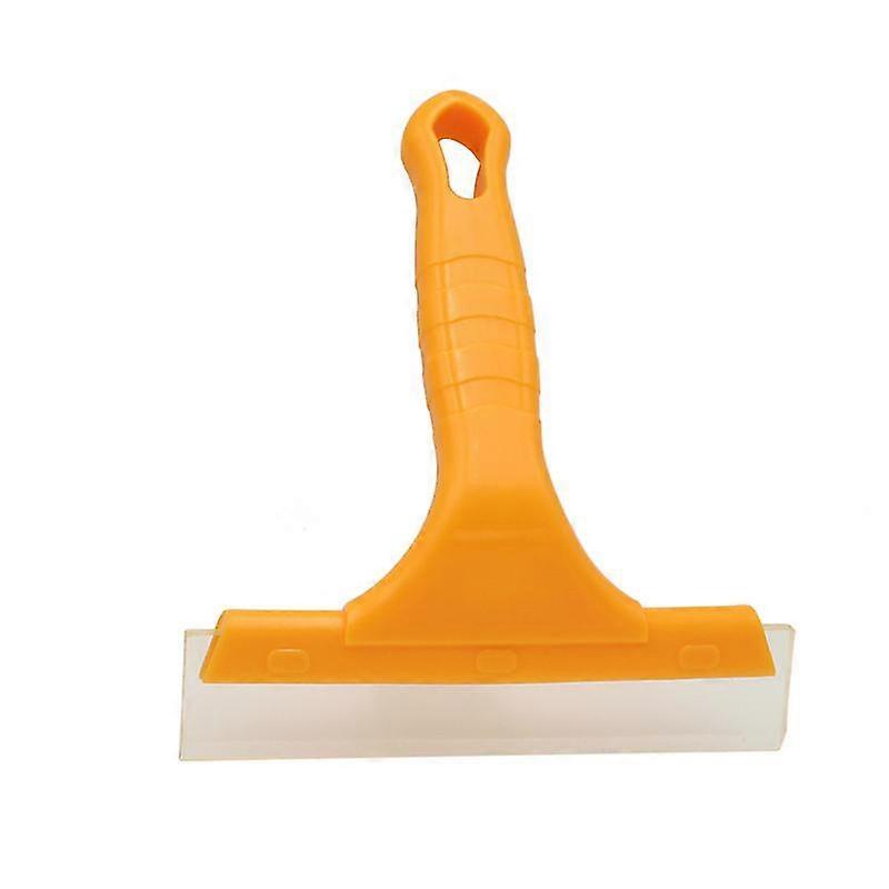 2pcs Window Tint Squeegee, Simple Operation, Multi-purpose High-strength Car Glass Cleaner, Portable For Car To Shower Yellow
