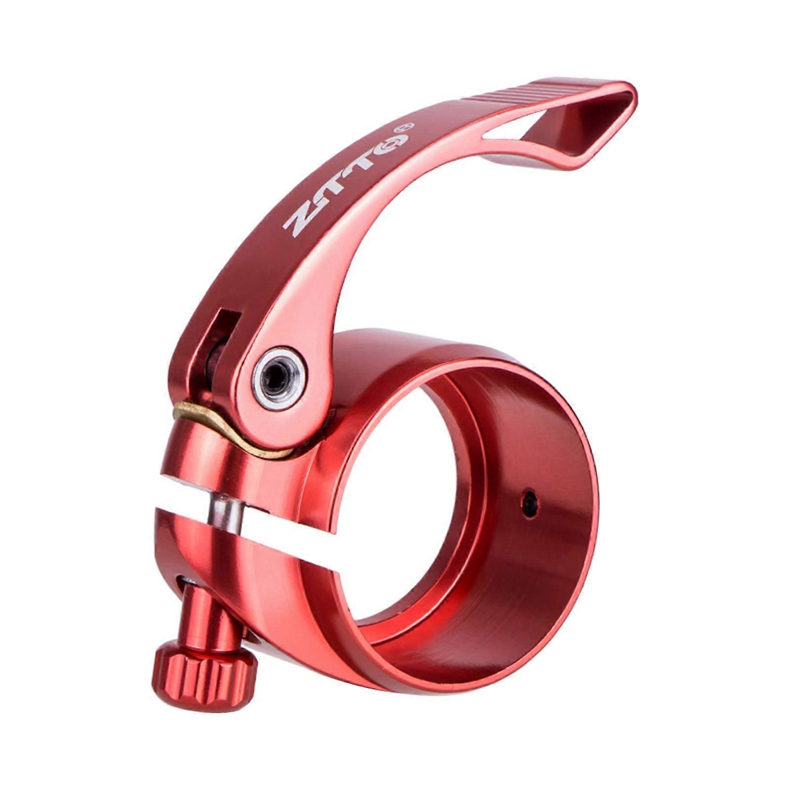 Quick Release Bicycle Seatpost Clamp 39.8mm Cycling Modification Red