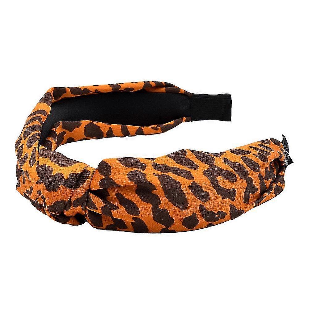 Headband Cheetah Headbands For Womenleopard Knotted Headband