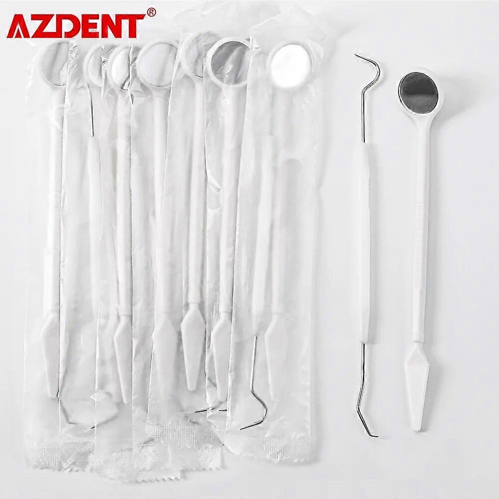 50 Packs Dental Disposable Instrument Kit Mirror and Explorer Probe Multiple Function