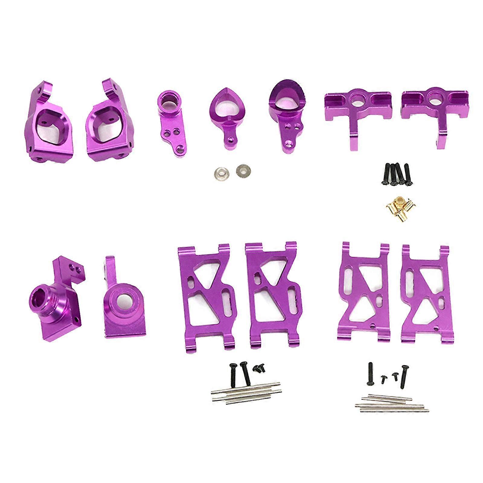 RC Metal Arm Steering Hub Parts Set for WLtoys 144001 RC Car - Front Arm