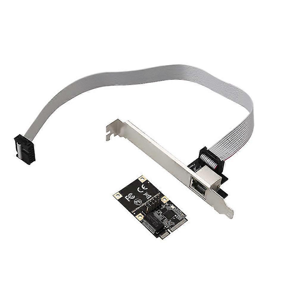 Mini PCIE Single Port Gigabit Network Card 2500M Ethernet Network Adapter RJ45 LAN Gaming Network C