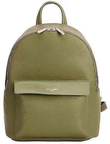 David Jones Front Pocket Backpack - Dark Sage Green