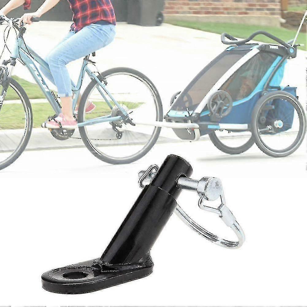 Connector Mounting Adapter Bicycle Attachment Towing Head Hitch Angled Elbow Bike Trailer Coupler For Instep Schwinn