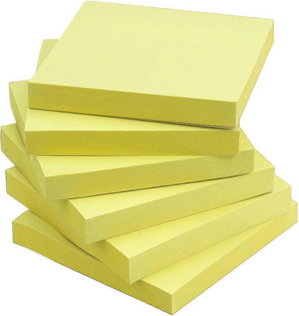 Sticky Notes 3x3 Blue Self-Stick Notes - 6 Pads, 100 Sheets/Pad