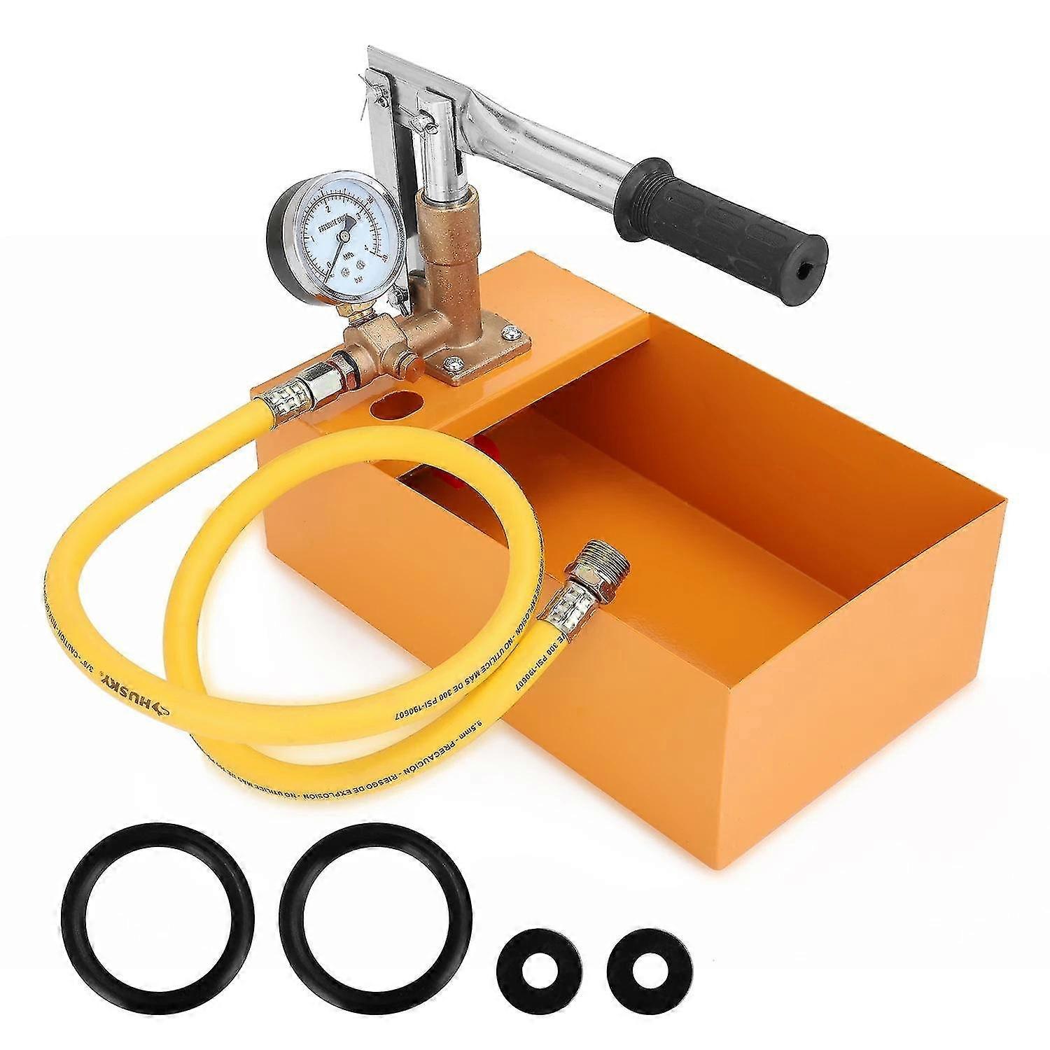 25kg Copper Water Pressure Test Pump Hand Pump Test Tool Hydraulic Testing Tool (pipe Random Color)