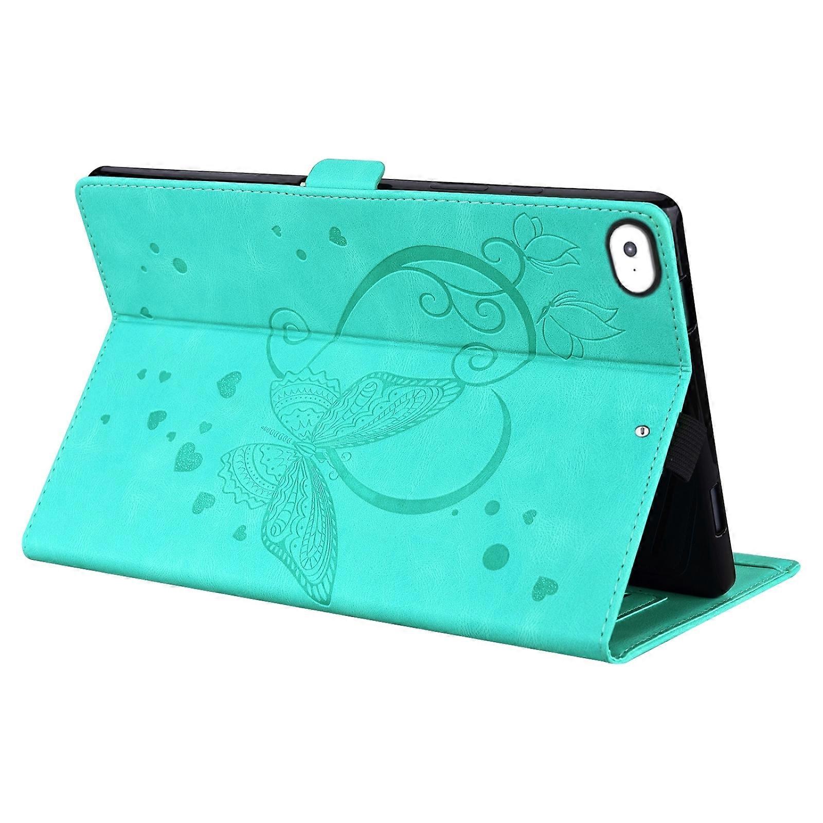 For iPad Mini 1 / 2 / 3 / 4 / 5 Love Butterfly Pattern Leather Case
