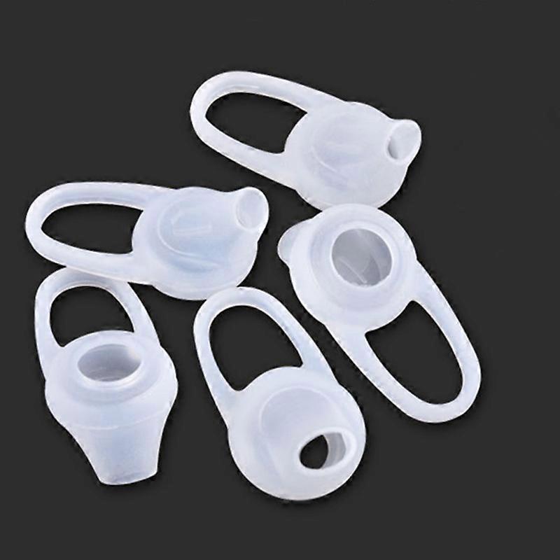 5pcs Clear Non-Slip Silicone Ear Pads for Wireless Earphones - Improved Comfort and Secure Fit