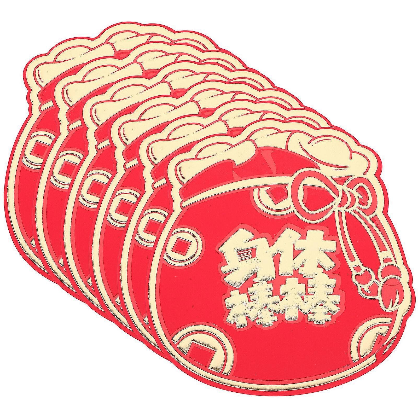 6pcs Red Envelopes Chinese Style Red Packets Red Envelopes Paper Money Packets Money Pouches
