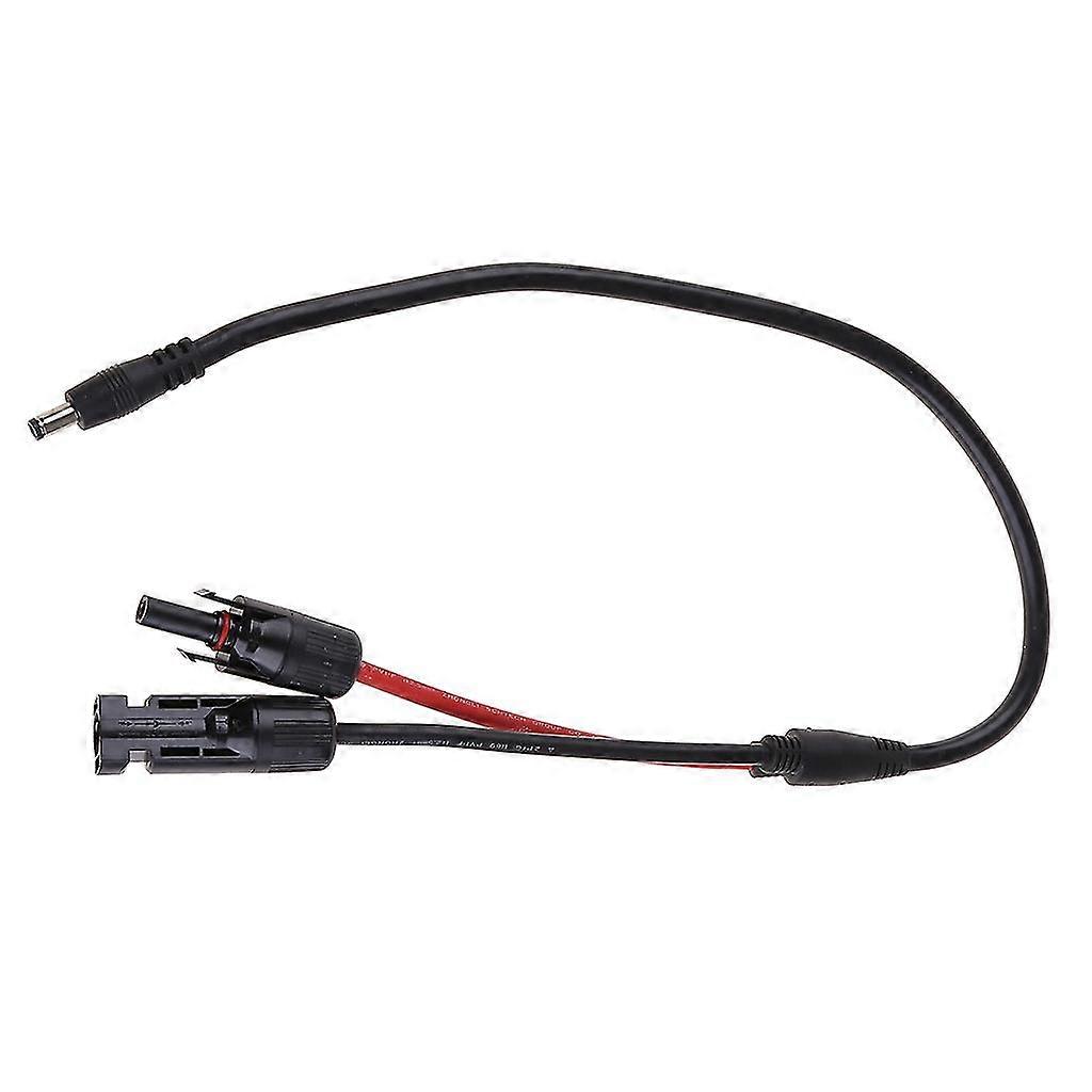 Auto Solar Panel Connectors Wire Cable Dc5.5x2.1mm Plug Adapter Cable Connector